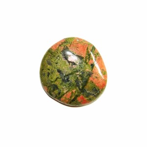 Flat Meditation Stones: Unakite Flatstone