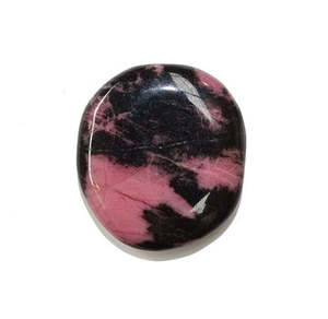 Flat Meditation Stones: Rhodonite Flatstone