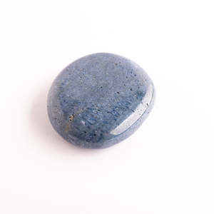 Flat Meditation Stones: Blue Coral Flatstone