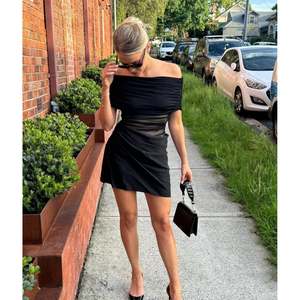 Size 12: Black Nico Off Shoulder Mini