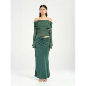 Pine Yasmin Off Shoulder Maxi
