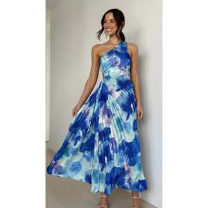 Blue Floral Laken Maxi