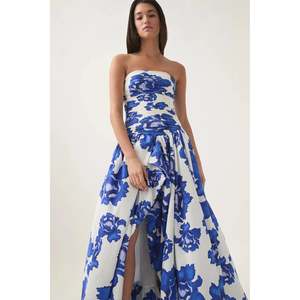 Size 16: Blooming Cobalt Behold Maxi
