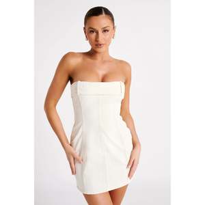 Size 12 14: Ecru Teddi Denim Mini - 14