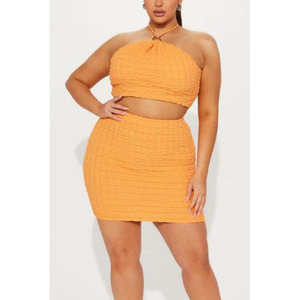 Size 14 16: Orange Bubble Set - 16