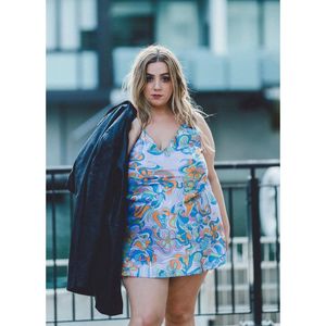 Size 16 18: Avi Dress in Pink Love Potion