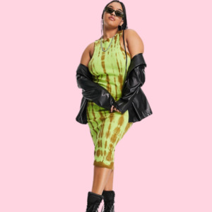 Size 18 20: Aspen Tie Dye Midi