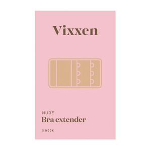 Boobie Help: Bra Extender 3 Hook Nude