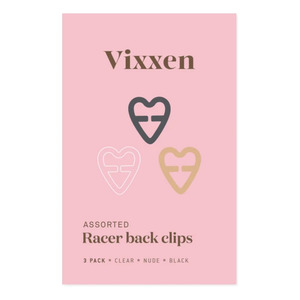 Racer Back Clips - Heart Shape