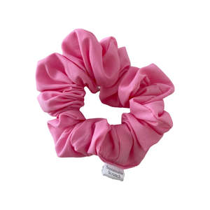 Scrunchies: Curvy Rentals Pink Scrunchie - Large