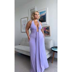 Size 14: Lilac Jennifer Cupro Maxi