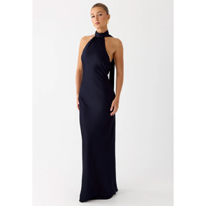 Navy Keena Scarf Maxi