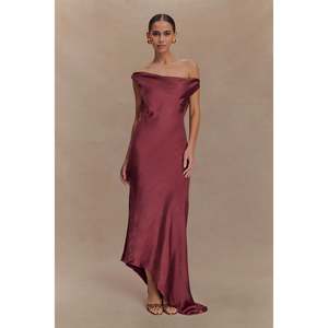 Brown Cherry Yvette Slip Maxi