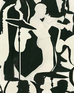 TRIPPING Anthracite wallpaper