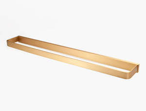 Aura Solid Brass Towel Rail