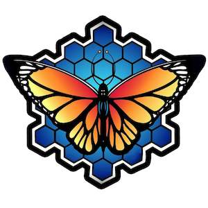 New Stuff: MoodMat - Monarch - By Windstar Glass - 12" Custom Cut - Full Colour Print
