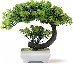 Products: Dekor Small Fake Plants/Plastic Artificial Bonsai Tree – The Decor NZ