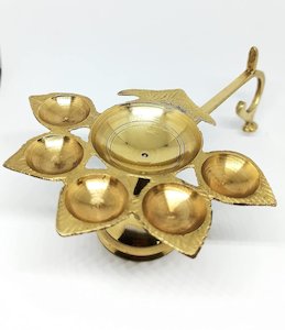 Camphor Stand / Kapoor Dani / Brass Karpuram Arati Stand – The Decor NZ