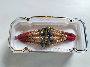 Products: Green and Golden Mala – The Decor NZ