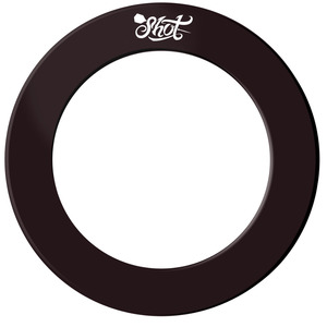 Custom Club Surrounds: Shot Dartboard Surround - Black
