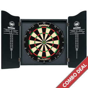Dartboard Cabinet & BLADE6 Triple Core COMBO