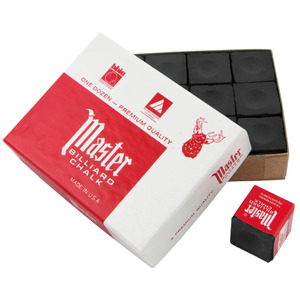 Shopping Cue: Master Chalk - Black - 12pc