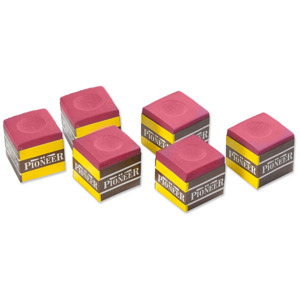 Shopping Cue: Pioneer Chalk Red - 6 pc