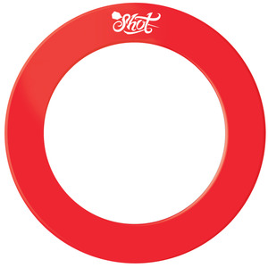 Custom Club Surrounds: Printed Dartboard Surround - Red