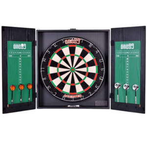 Pro Achiever Dartboard & Cabinet Set