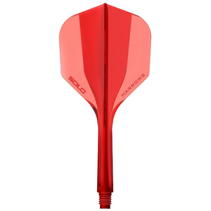 Shopping Darts: Solo Flights & Shafts - Red - Shape