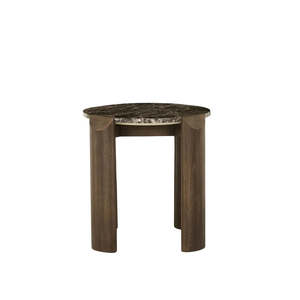 Willa Side Table Emperador Marble