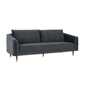 Vittoria Carson Three Seater Sofa Nocturne Velvet