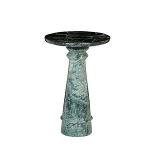Rufus Jewel Side Table Spider Green Marble