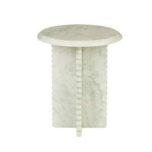 Bedroom: Rufus Fleur Side Table Green Onyx