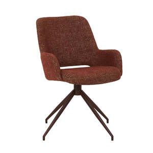 Study: Quentin Spider Leg Office Chair Rosewood