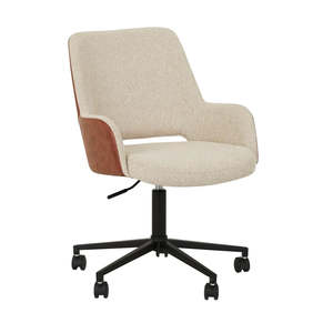 Study: Quentin Office Chair Ecru/Tan