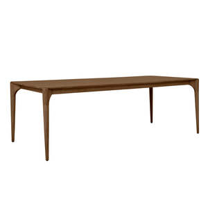 Piper Spindle Desk Mocha Oak