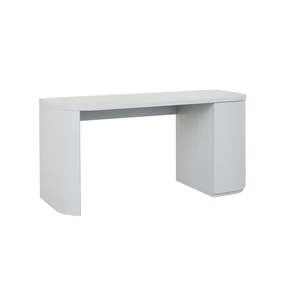 Study: Orson Round Desk Powder Blue