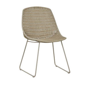 Normandy Sleigh Dining Chair Linen