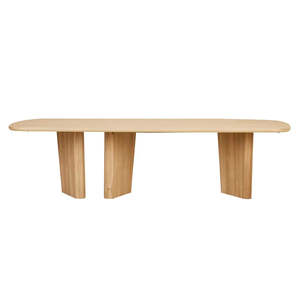 Jasper Asymmetric Dining Table Natural