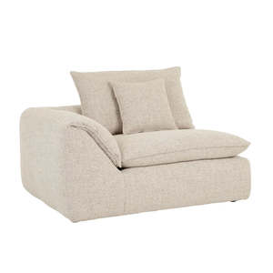 Madrid Fold Left Arm Sofa Tapioca