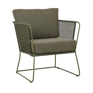 Outdoor: Cabana Sleigh Armchair Emerald