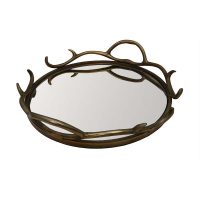 Round Mirror Tray 38cm (Hire Price & Pickup Only)