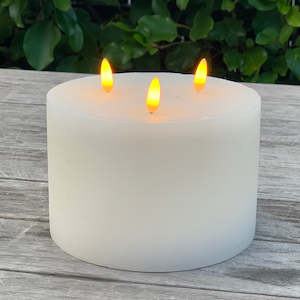 Pillar candles – LED 3 wick (Hire Price & Pickup Only)