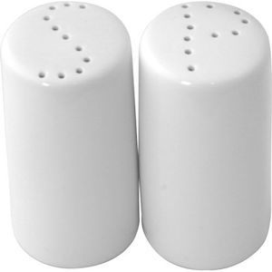 Dinnerware: Salt & Pepper – White (Hire Price & Pickup Only)