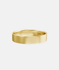 Rings: Classic Plain TDS2 Flat Wedding Band