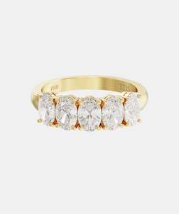 Rings: Classic Five Stone Diamond Ring