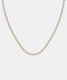 Classic Three Claw Diamond Tennis Necklace, Lab Grown