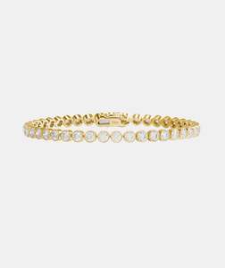 All: Classic Bezel Set Diamond Tennis Bracelet, Lab-Grown