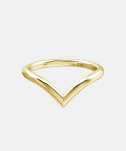 The Porter Chevron Wedding Band